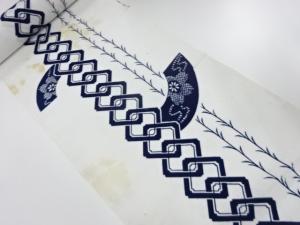 アンティーク　浴衣地反物